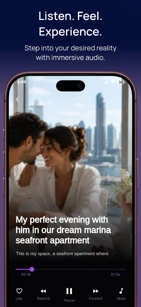 Listen. Feel. Experience.